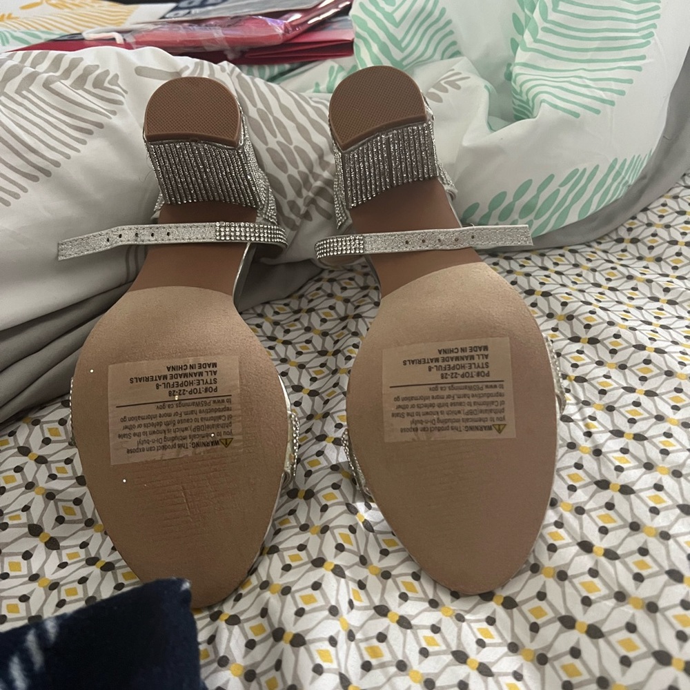 Brand new sliver shoes